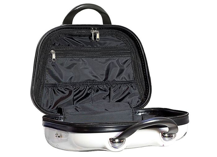 Beautycase Butterfly met verdeeld binnenvak 