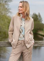 Sweatvest met zijzakken 