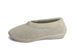 Ballerina met elastische insteek BEIGE