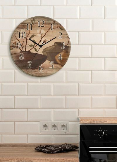 Wandklok in vintage look 