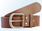 Leren riem KASTANJEBOLEET