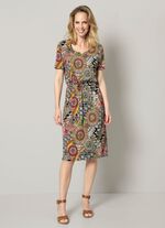 Jurk met abstracte print 