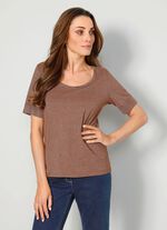 Shirt in licht getailleerde vorm 