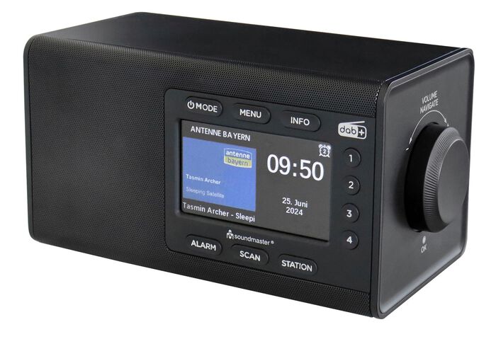 Radio met DAB+ ZWART