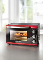 Multi- en pizzaoven - compact, praktisch, goed ROOD