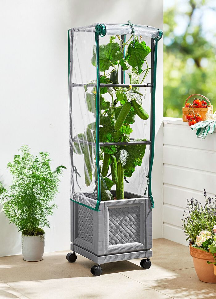 XXL planttoren met wielen 