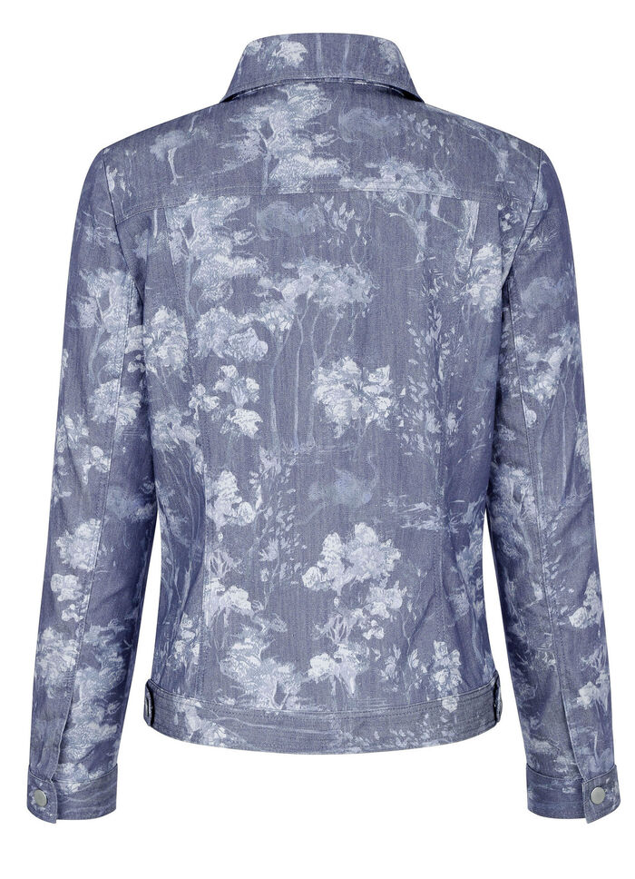 Denim jasje met knoopsluiting
