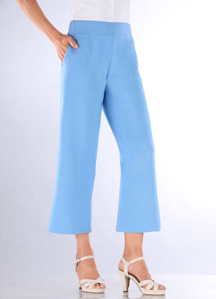 Broek in een modieus verkorte lengte 