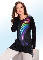 Lang shirt met een interessant printmotief 