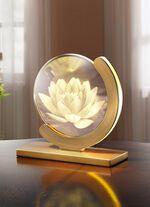 LED-tafellamp met verwisselbare glasruiten 