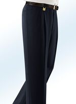 'Klaus Modelle'-broek met riem in 4 kleuren MARINE