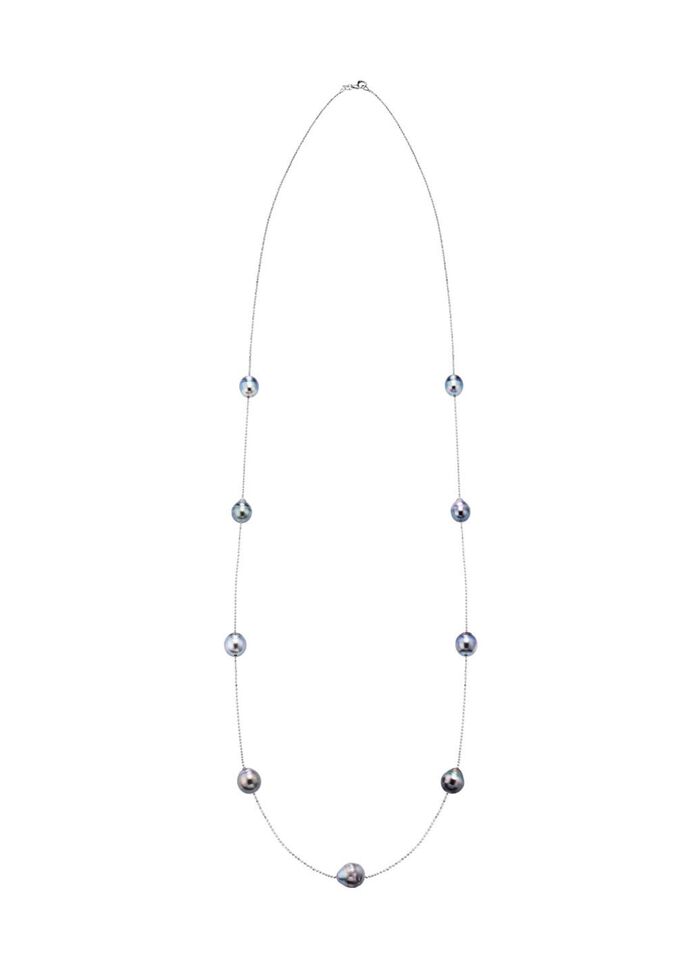 Ketting met barokke Tahitiaanse kweekparels 