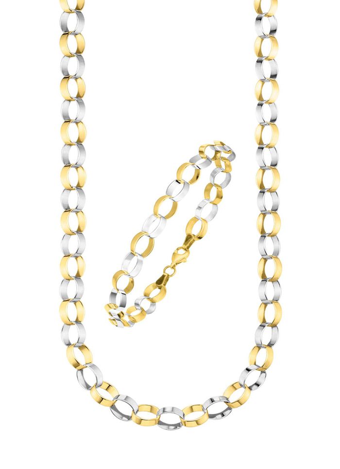 Elegante en hoogwaardige set in tweekleurig design 