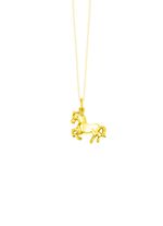 Gouden paardenhanger 