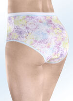 Pak van drie slips met elastische boorden WIT-MULTICOLOR