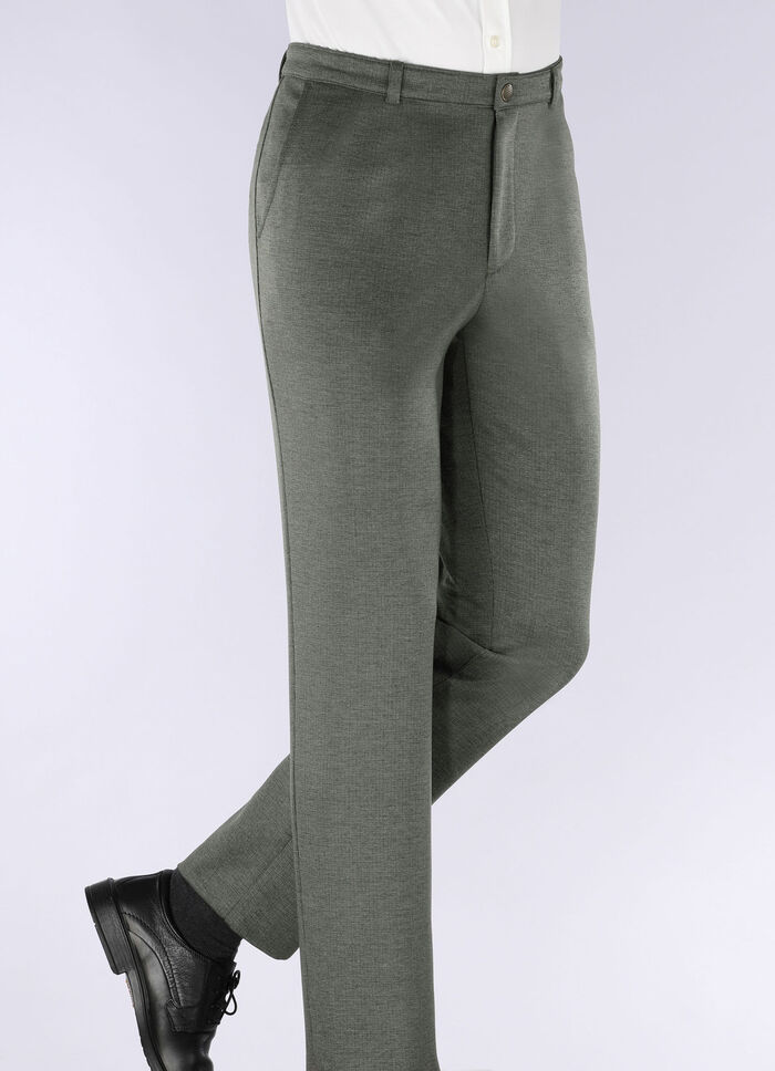 Broek "Klaus Models" in 3 kleuren OLIJF GEMÊLEERD