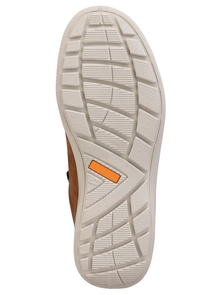 GINO GALANTE veterschoen gemaakt van het beste rundnubuckleer COGNAC