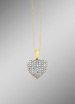 Harthanger met fonkelende diamanten 