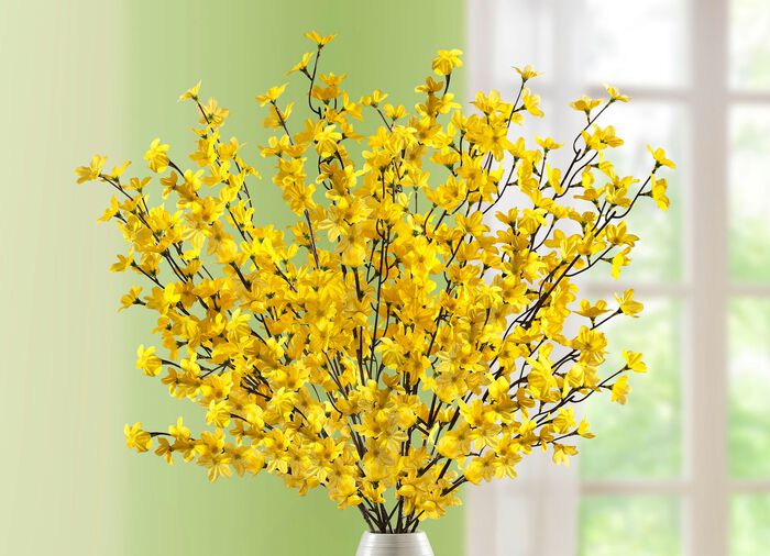 Bedrieglijk echt uitziende forsythia-takken, set van 5 