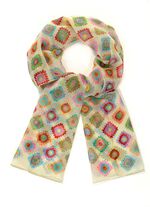sjaal met fantasiemotief 