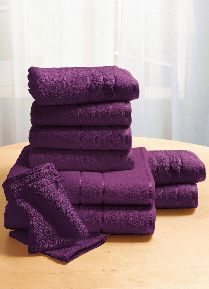 Zachte badstofhanddoeken van dicht lussenpool 