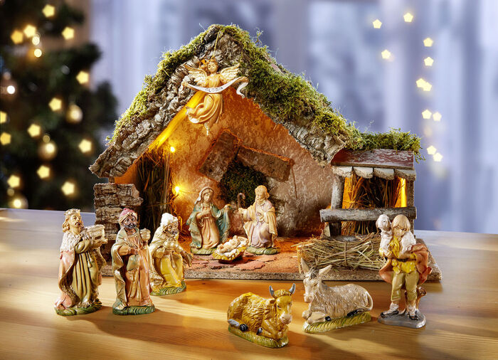 Kerststal, echt handwerk