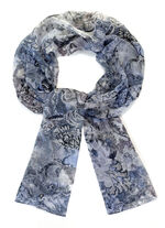 sjaal met fantasiemotief 