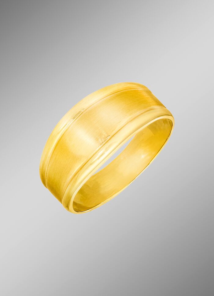 Mooie damesring in glans/mat 