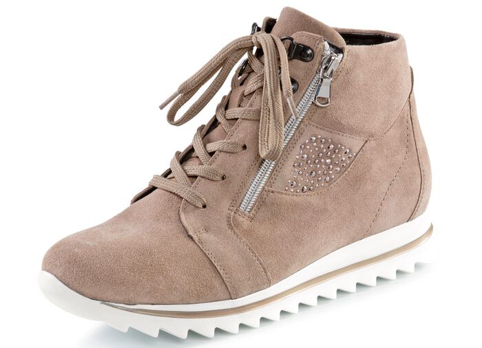 Waldl&auml;ufer veterlaarsje met glittersteentjes aan de zijkant 