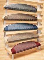 Trapmatten met antislip latex achterkant 