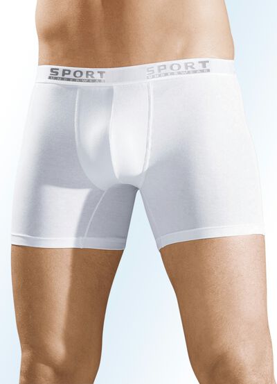Set van drie broeken met elastische tailleband, effen 