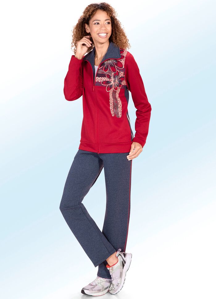 Vrijetijdspak met bloemenprint 