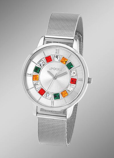 Prachtig quartz dameshorloge POOLS 2240 