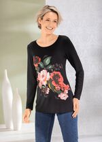 Shirt met bloemenprintmotief 
