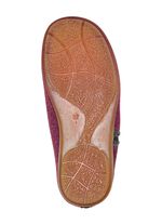 Laurina pantoffels met contrasterende gekleurde applicaties 