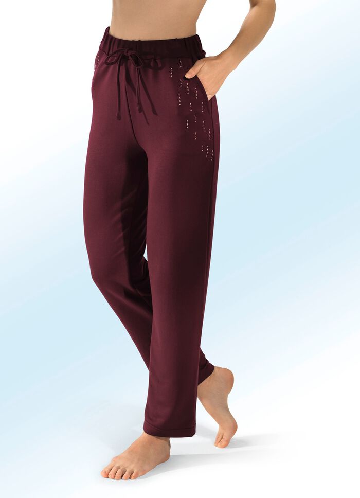 Broek met klinknagels BORDEAUX