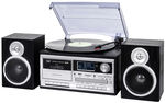 Trevi TT 1072 DAB nostalgische stereo-installatie met DAB+ ZWART
