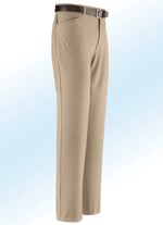 Broek "Klaus models" met riem in 5 kleuren BEIGE