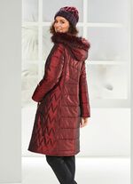 Jas met contrasterende bies 