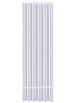 Lange vitrage met ingeweven glansstrepen 