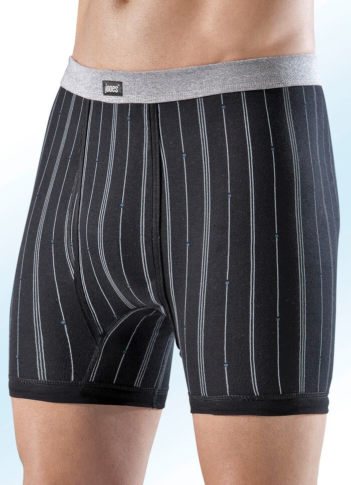 Pak van vier onderbroeken met streepjesmotief 