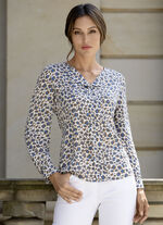 Tuniek met biezenplooien