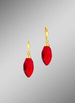 Prachtige oorbellen met barnsteen 