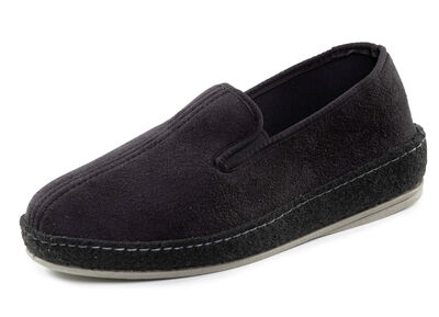 Slippers gemaakt van velours materiaal 