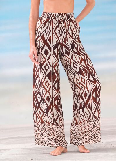 Laurina broek met elastische tailleband 