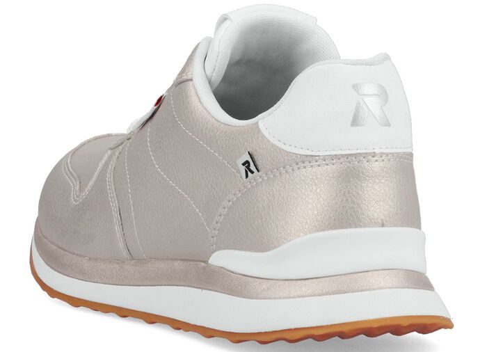 Rieker sneakers met MemoSoft textiel voetbed GOUDBEIGE