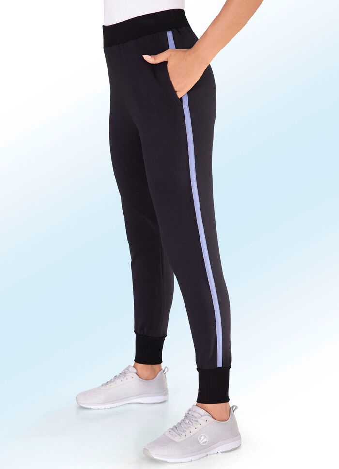 Vrijetijdsbroek ‘Plantier’ in 3 kleuren MARINE-BLAUW