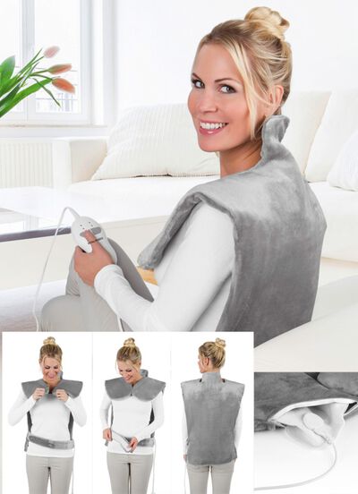 Vitalmaxx warme rug- en nekmassagedeken 