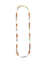 Ketting: Mystieke schoonheid in multi maansteen 