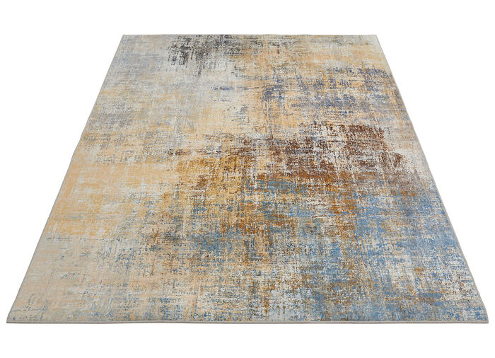 Combinatiesterke bruggen en tapijten met vlakke pool GEEL-BLAUW